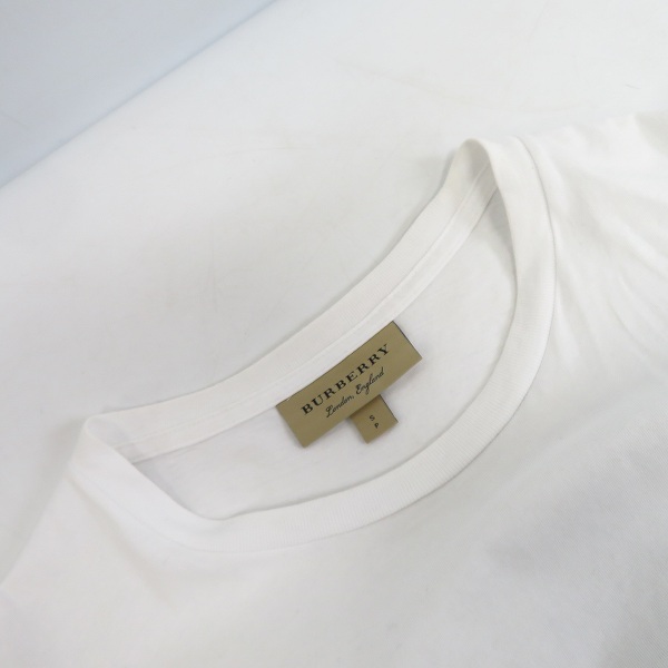 実際に弊社で買取させて頂いた【JPタグ】BURBERRY/バーバリー コラージュ ロゴプリント 半袖Tシャツ 8007014/Sの画像 5枚目