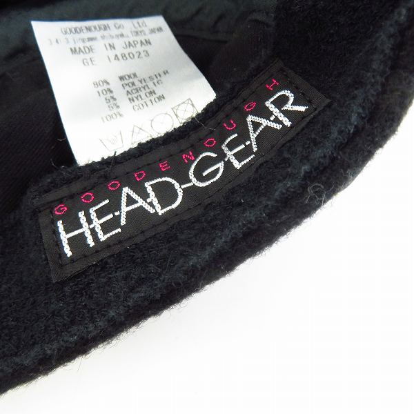 実際に弊社で買取させて頂いたGOOD ENOUGH/グッドイナフ LOGO WOOL JET CAP/ロゴ ウール ジェット キャップ GE-148023の画像 5枚目
