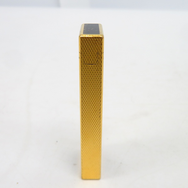 実際に弊社で買取させて頂いたdunhill/ダンヒル サイドローラーガスライター ブラック×ゴールドの画像 2枚目