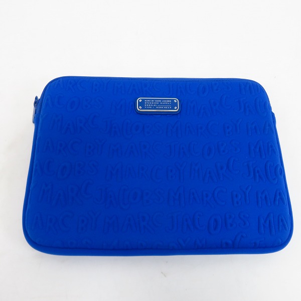 実際に弊社で買取させて頂いたMARC BY MARC JACOBS/マークバイマークジェイコブス PC タブレットケース 横型 ブルー M0003462