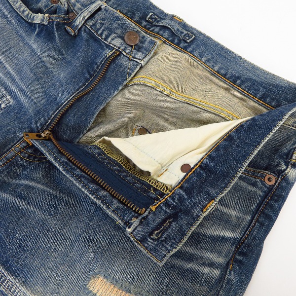 実際に弊社で買取させて頂いたMIHARAYASUHIRO/ミハラヤスヒロ リペア加工 デニムパンツ 21022111/44の画像 4枚目