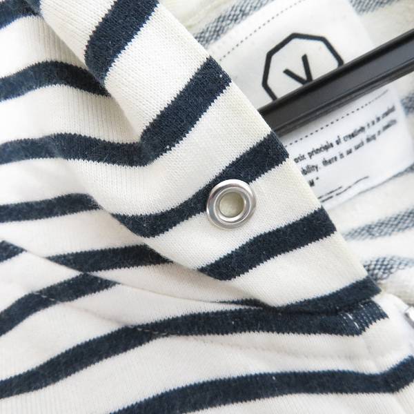 実際に弊社で買取させて頂いたVISVIM/ヴィズヴィム ボーダーパーカー/Mの画像 5枚目