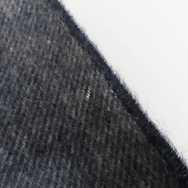 実際に弊社で買取させて頂いたBURBERRY/バーバリー カシミヤ100％ フリンジ チェックマフラー/ストールの画像 6枚目