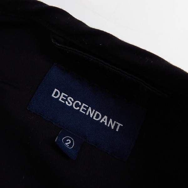 実際に弊社で買取させて頂いたDESCENDANT/ディセンダント 20SS REMNANTS MOLESKIN LS SHIRT オーバーサイズシャツ 2の画像 2枚目