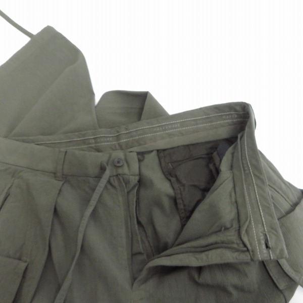 実際に弊社で買取させて頂いたMARKAWARE/マーカウェア DOBBY CLOTH CARGO/ミリタリー カーゴパンツ A20A-08PT01C /3の画像 2枚目