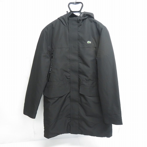 実際に弊社で買取させて頂いたLACOSTE/ラコステ ワンポイント ロングジャケット/48