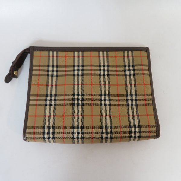 実際に弊社で買取させて頂いたBurberrys/バーバリーズ ヴィンテージ ノバチェック セカンドバッグの画像 1枚目