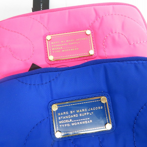 実際に弊社で買取させて頂いた【未使用】MARC BY MARC JACOBS/マークバイマークジェイコブス ミニクラッチ/ポーチ M0001261A/M6131072 2点セットの画像 3枚目