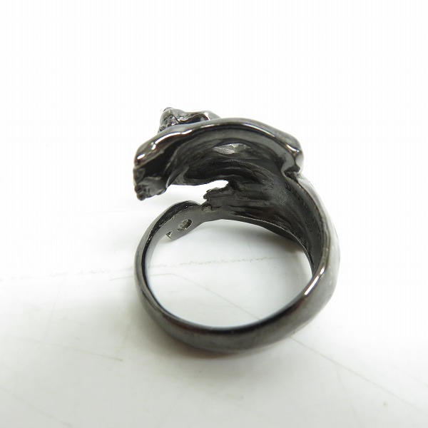 実際に弊社で買取させて頂いたDEAL DESIGN/ディールデザイン ブラックコーティングパンサーリング/27号の画像 2枚目