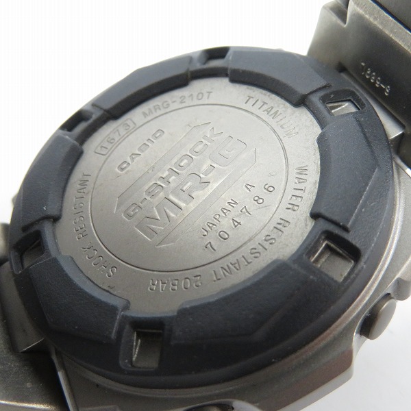 実際に弊社で買取させて頂いたG-SHOCK/G-ショック MR-G クォーツ時計 MRG-210TZ-3【動作未確認】の画像 3枚目