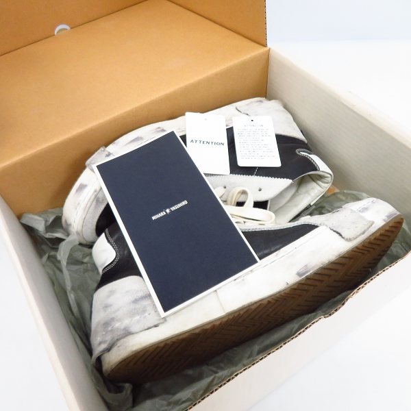 実際に弊社で買取させて頂いたMaison MIHARA YASUHIRO/メゾンミハラヤスヒロ ハイカットスニーカー 26.0の画像 8枚目