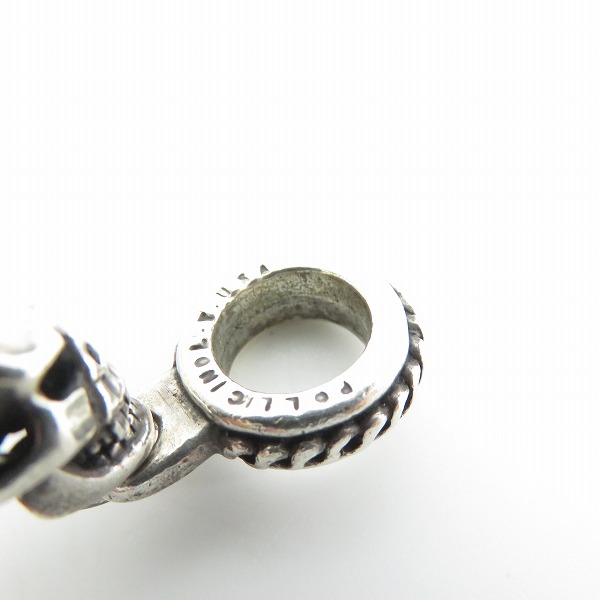 実際に弊社で買取させて頂いたLeathers and Treasures/レザーズアンドトレジャーズ スカル レザーブレスレットの画像 6枚目