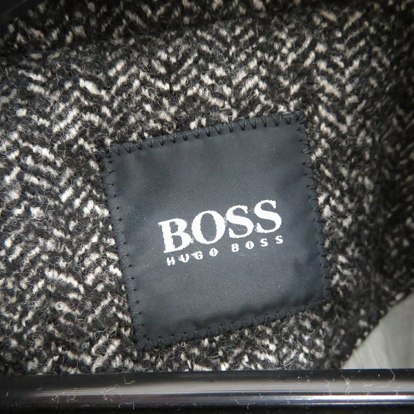 実際に弊社で買取させて頂いたHUGO BOSS/ヒューゴボス ダブルブレステッドウールPコート/48の画像 2枚目