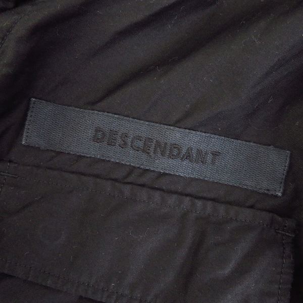 実際に弊社で買取させて頂いたDESCENDANT/ディセンダント 20SS REMNANTS MOLESKIN LS SHIRT オーバーサイズシャツ 2の画像 5枚目