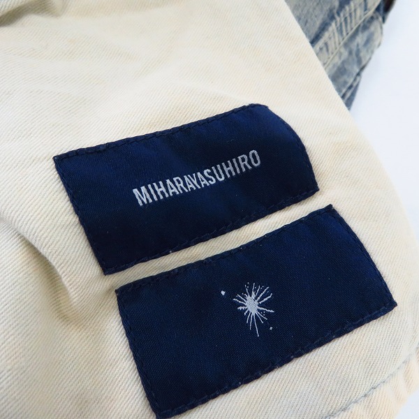 実際に弊社で買取させて頂いたMIHARAYASUHIRO/ミハラヤスヒロ リペア加工 デニムパンツ 21022111/44の画像 2枚目
