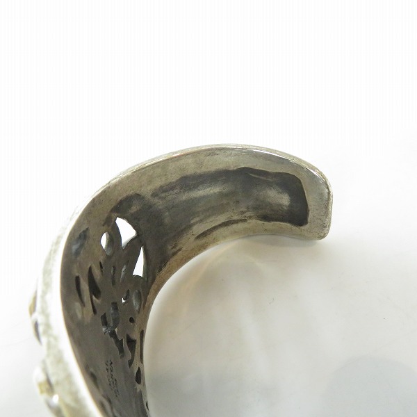 実際に弊社で買取させて頂いたDEAL DESIGN/ディールデザイン グランドゲート ワイドカフ バングル の画像 5枚目