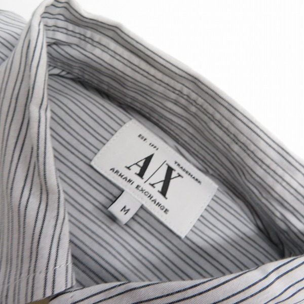実際に弊社で買取させて頂いたARMANI EXCHANGE/アルマーニエクスチェンジ 無地/ストライプ 長袖シャツ/M 5点セットの画像 7枚目