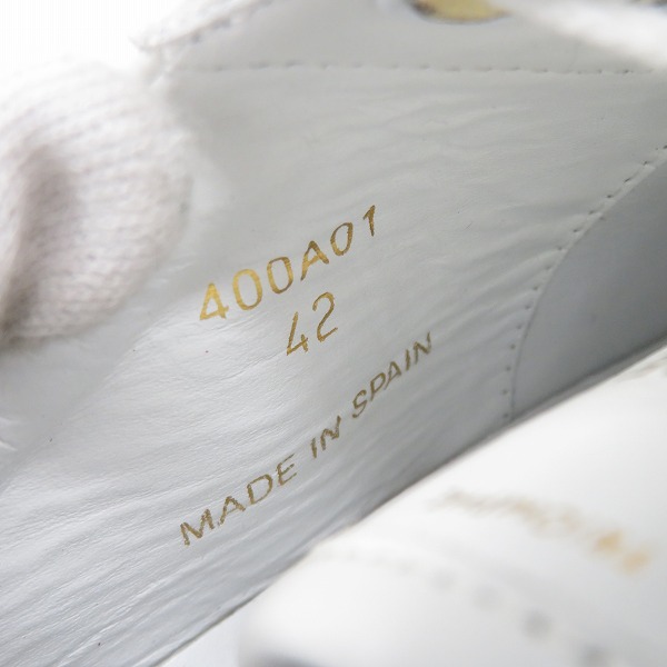 実際に弊社で買取させて頂いたCELINE/セリーヌ TR01L ローカットスニーカー 400A01/42の画像 5枚目