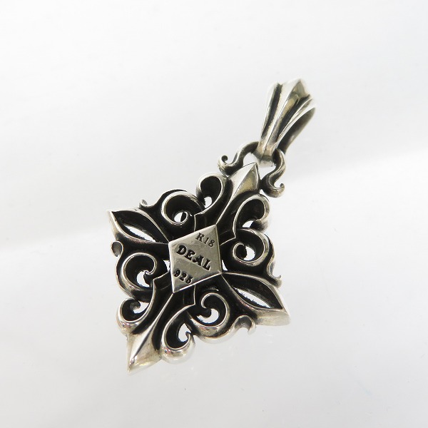 実際に弊社で買取させて頂いたDEAL DESIGN/ディールデザイン  925/K18 ダイヤ シェイプゲート ペンダントトップの画像 1枚目