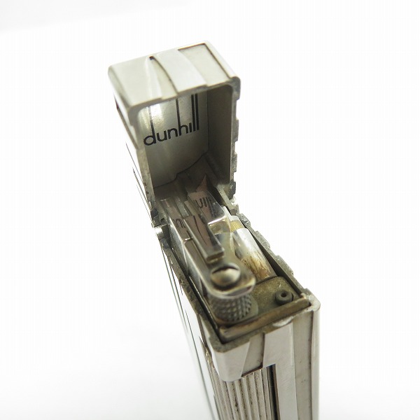 実際に弊社で買取させて頂いたdunhill/ダンヒル サイドローラー 彫柄 ガスライター シルバー LJ 27191の画像 3枚目