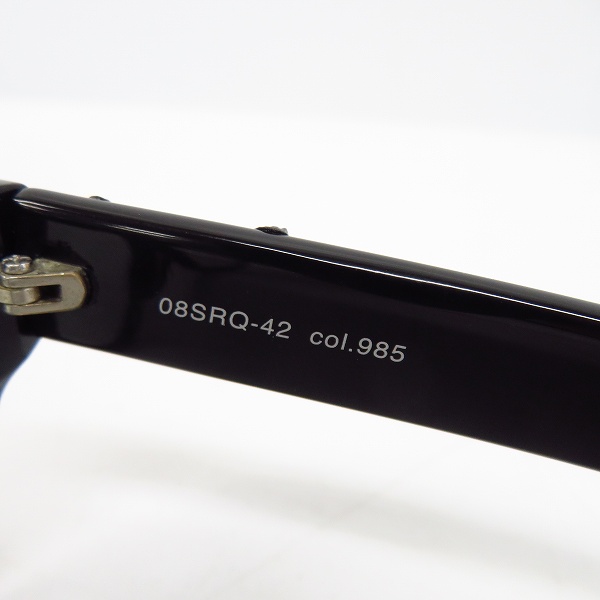 実際に弊社で買取させて頂いたroar/ロアー 度入り 二丁拳銃/クロスガン 眼鏡/メガネフレーム 08SRQ-42の画像 2枚目