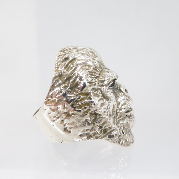 実際に弊社で買取させて頂いたCRAZY PIG×A BATHING APE/クレイジーピッグ×アベイシングエイプ 猿の惑星 GUARD/ガード リング/16号の画像 4枚目