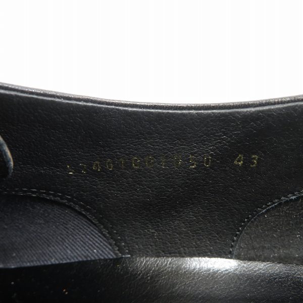 実際に弊社で買取させて頂いたalfredoBANNISTER IN/アルフレッドバニスターイン レースアップ プレーントゥ レザーシューズ 52401001050 size：43の画像 5枚目