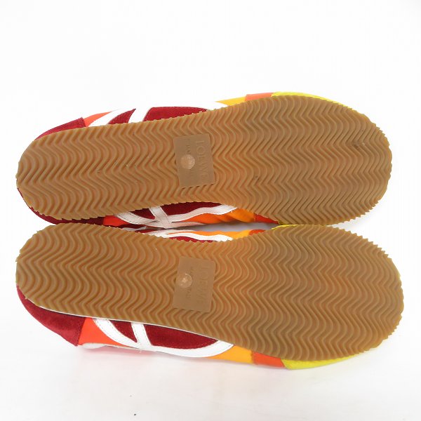 実際に弊社で買取させて頂いたLOEWE/ロエベ 21SS Ballet Runner/バレエ ランナー スニーカー イエロー 41の画像 2枚目