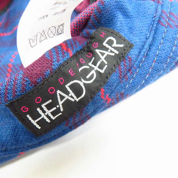 実際に弊社で買取させて頂いたGOOD ENOUGH/グッドイナフ CHECK JERSEY HAT/チェック ジャージー ハット GE-148101の画像 5枚目