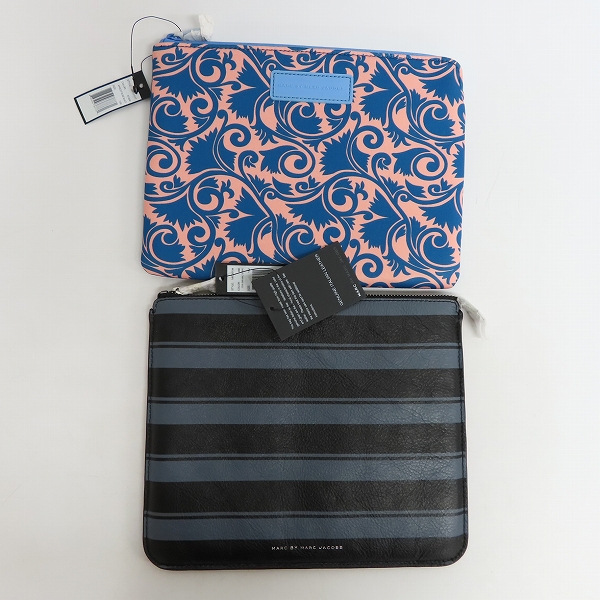実際に弊社で買取させて頂いた【未使用】MARC BY MARC JACOBS/マークバイマークジェイコブス ミニクラッチバッグ M0005194/M6131017/2点セット
