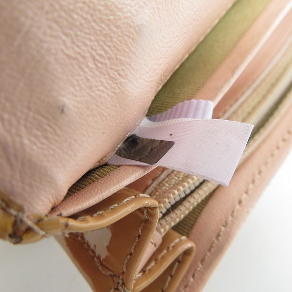 実際に弊社で買取させて頂いたJIMMY CHOO/ジミーチュウ スタースタッズ エナメルレザー 長財布の画像 6枚目