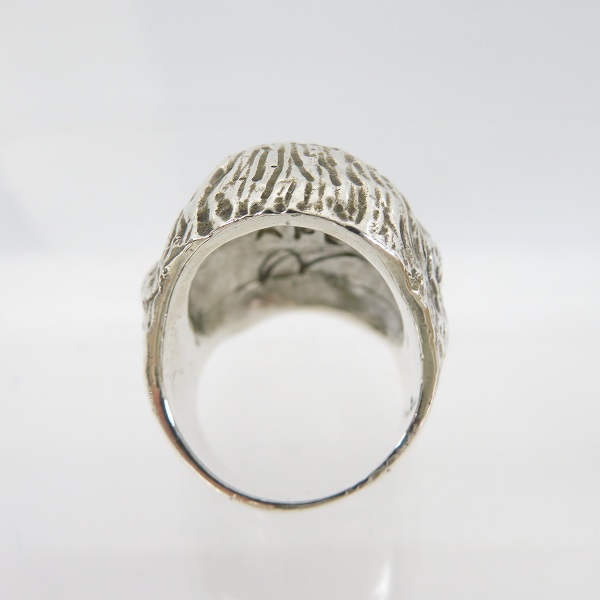 実際に弊社で買取させて頂いたCRAZY PIG×A BATHING APE/クレイジーピッグ×アベイシングエイプ 猿の惑星 GUARD/ガード リング/16号の画像 5枚目