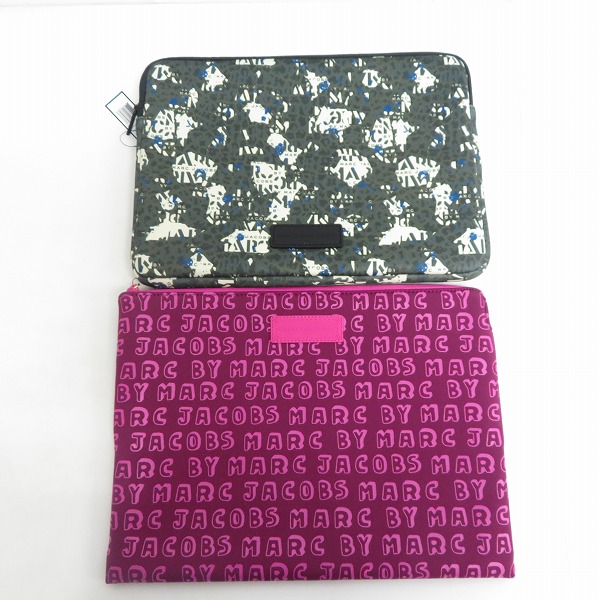 実際に弊社で買取させて頂いた【未使用】MARC BY MARC JACOBS/マークバイマークジェイコブス クラッチバッグ/タブレットケース M0001053A/M0002300 2点セット