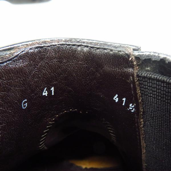 実際に弊社で買取させて頂いたGIORGIO ARMANI/ジョルジオ アルマーニ サイド ゴア ブーツ ブラック 41.5の画像 5枚目