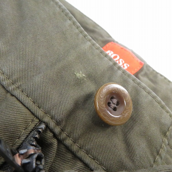 実際に弊社で買取させて頂いた【JPタグ】HUGO BOSS/ヒューゴボス  ミリタリー ワーク カーゴ パンツ　カーキ/48の画像 5枚目