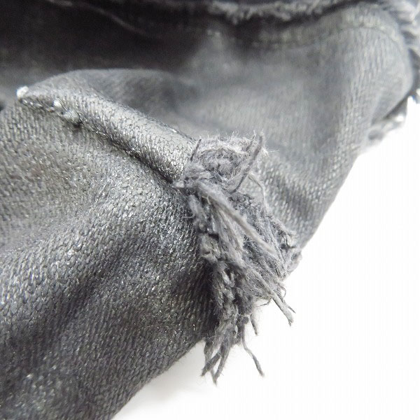 実際に弊社で買取させて頂いたIF SIX WAS NINE/イフシックスワズナイン コーティングジップデニムパンツ BTF/SBCM-11_009F 31の画像 4枚目