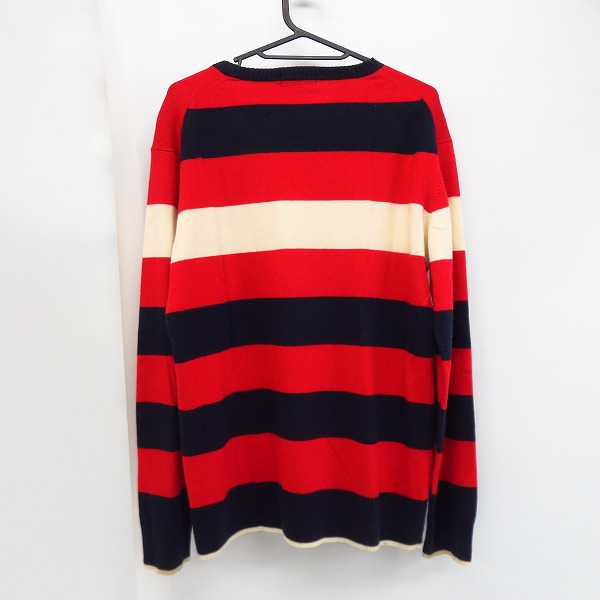 実際に弊社で買取させて頂いたBURBERRY/バーバリー ブラックレーベル ボーダー ニット/セーター D1N02-425-15/3の画像 1枚目