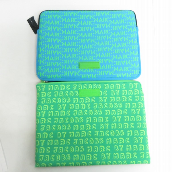 実際に弊社で買取させて頂いた【未使用】MARC BY MARC JACOBS/マークバイマークジェイコブス クラッチバッグ/タブレットケース M0002468A/M0003214 2点セット