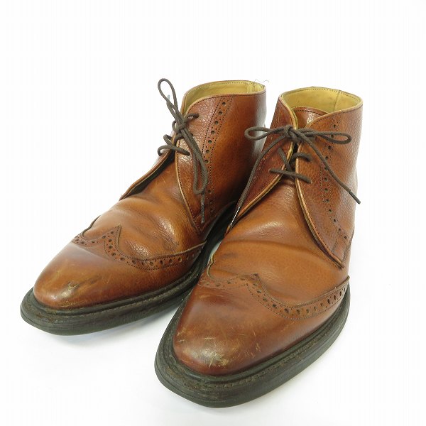 実際に弊社で買取させて頂いたCHEANEY/チーニー  UNITED ARROWS/ユナイテッドアローズ 別注 ウイングチップ チャッカブーツ M8422/5.5