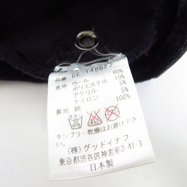 実際に弊社で買取させて頂いたGOOD ENOUGH/グッドイナフ LOGO WOOL JET CAP/ロゴ ウール ジェット キャップ GE-148023の画像 6枚目