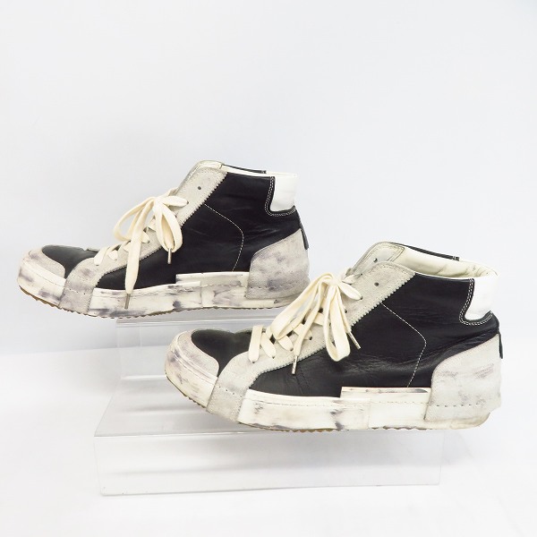 実際に弊社で買取させて頂いたMaison MIHARA YASUHIRO/メゾンミハラヤスヒロ ハイカットスニーカー 26.0の画像 3枚目