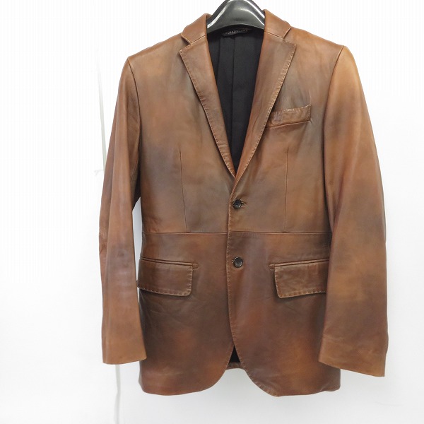 実際に弊社で買取させて頂いたTOMORROWLAND/トゥモローランド テーラードジャケット 羊革/シープスキン 51-07-44-07204 610018/44