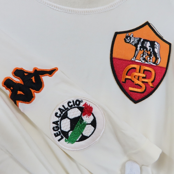 実際に弊社で買取させて頂いたKappa/カッパ セリエA ASローマ 18番 バティストゥータアウェイユニフォーム/Lの画像 4枚目