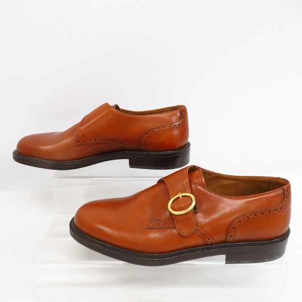 実際に弊社で買取させて頂いたGIORGIO ARMANI/ジョルジオ アルマーニ モンクストラップ ドレスシューズ/6.5の画像 3枚目