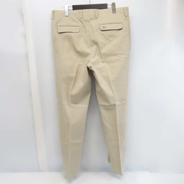 実際に弊社で買取させて頂いたBURBERRY/バーバリー ラムウール コットンパンツ BBS25-557-02 size：91の画像 1枚目
