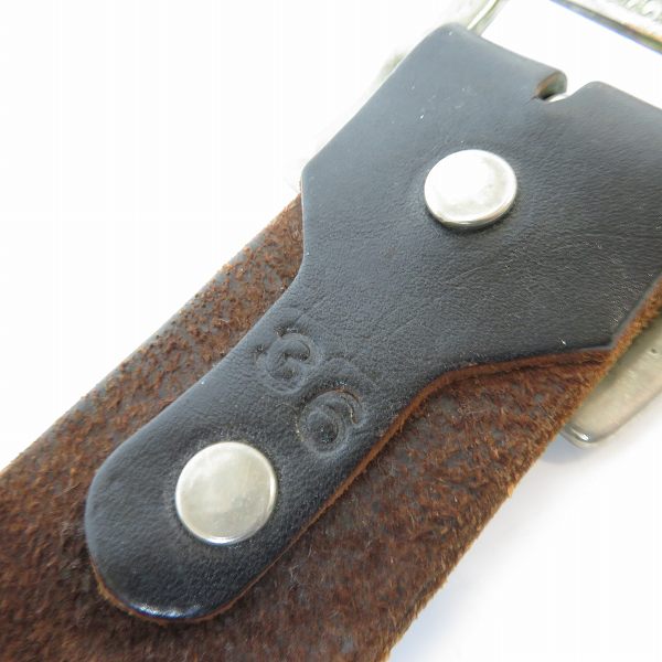 実際に弊社で買取させて頂いたHTC/Hollywood Trading Company/エイチティーシー スタッズストーン付きベルト Size：36の画像 2枚目