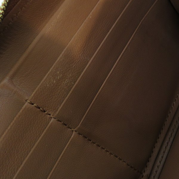 実際に弊社で買取させて頂いたCELINE/セリーヌ ラウンドファスナー ウォレット 長財布 バイカラーの画像 6枚目