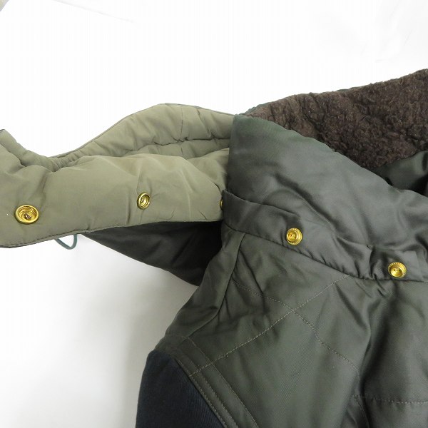 実際に弊社で買取させて頂いたGOLDEN GOOSE/ゴールデングース フード付き 中綿ジャケット/XSの画像 6枚目