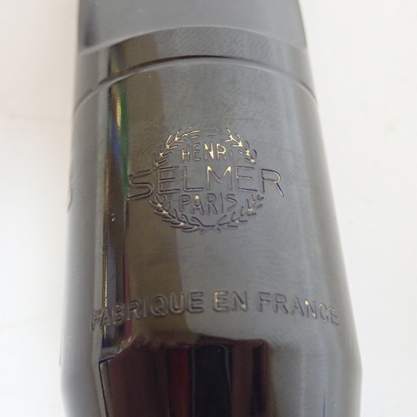 実際に弊社で買取させて頂いたSELMER/セルマー アルトサックス用 S90 180 マウスピース リガチャー/キャップ付きの画像 2枚目