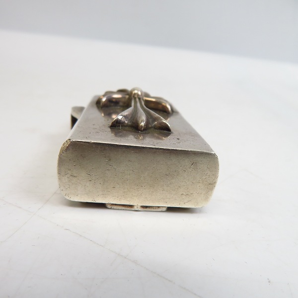 実際に弊社で買取させて頂いたCHROME HEARTS/クロムハーツ ZIPPO/ジッポー V1 CHクロス スリム ライターの画像 3枚目